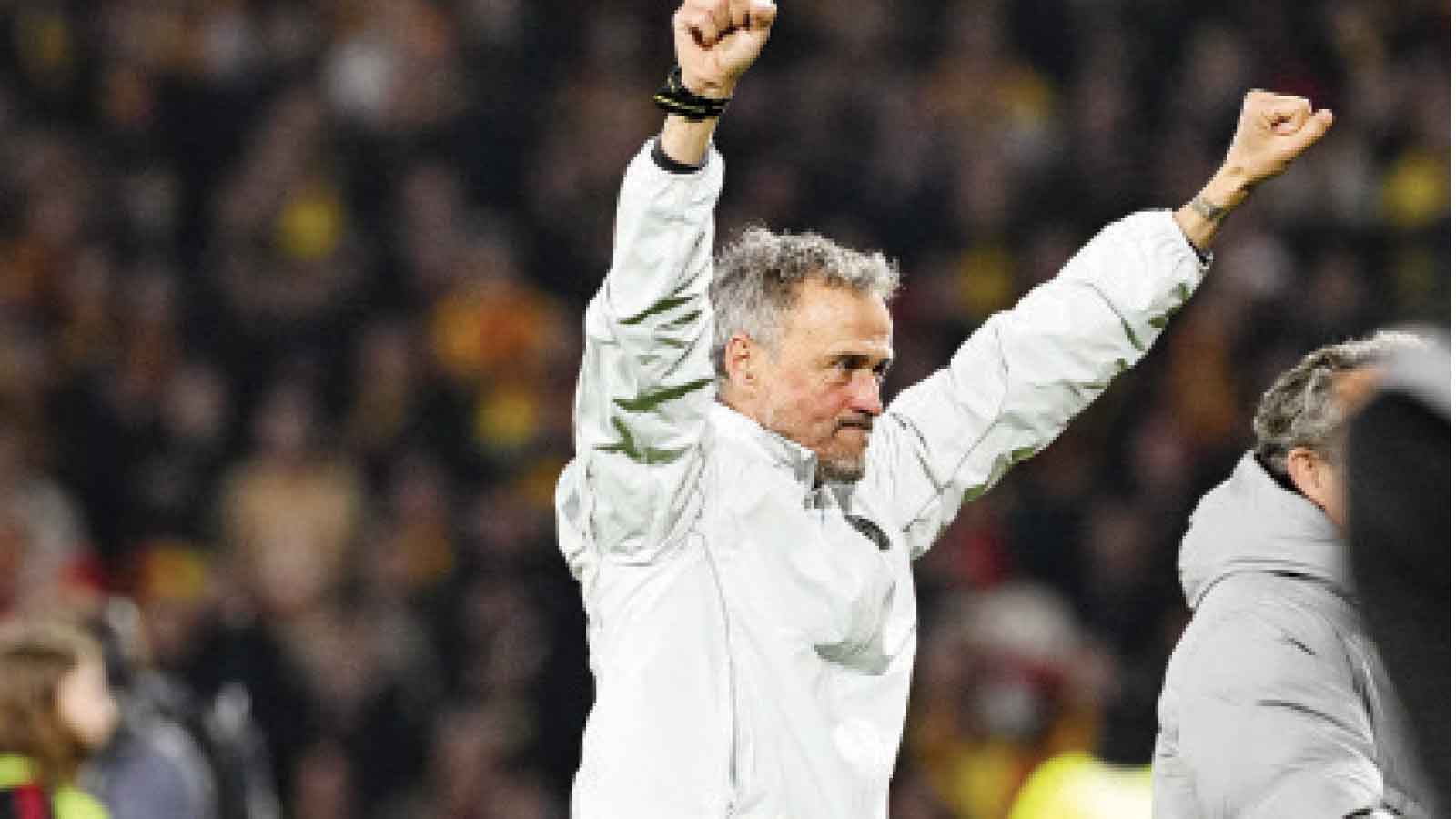 Enrique praises PSG’s mentality