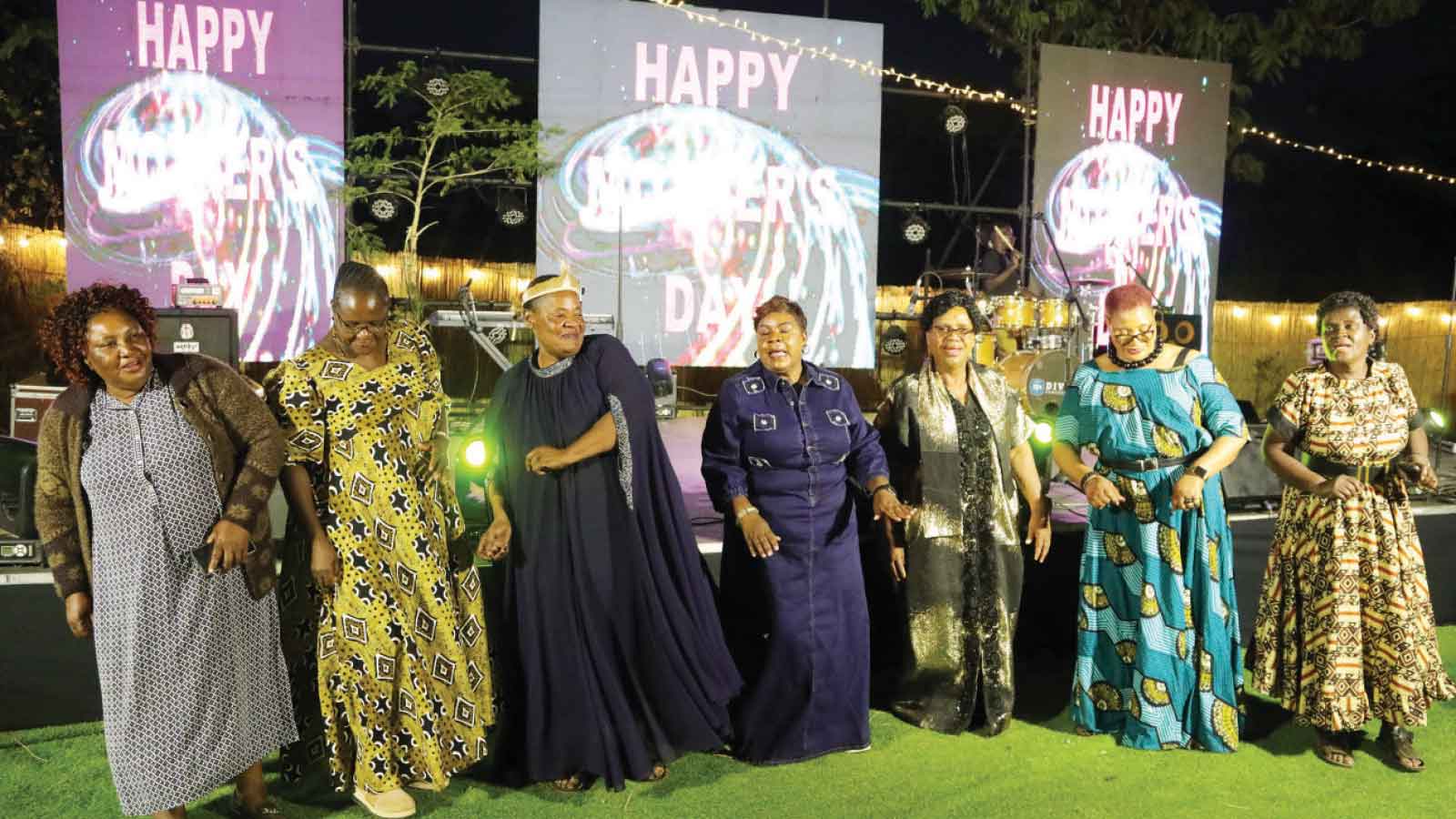 Women relish an elegant bush dinner experience