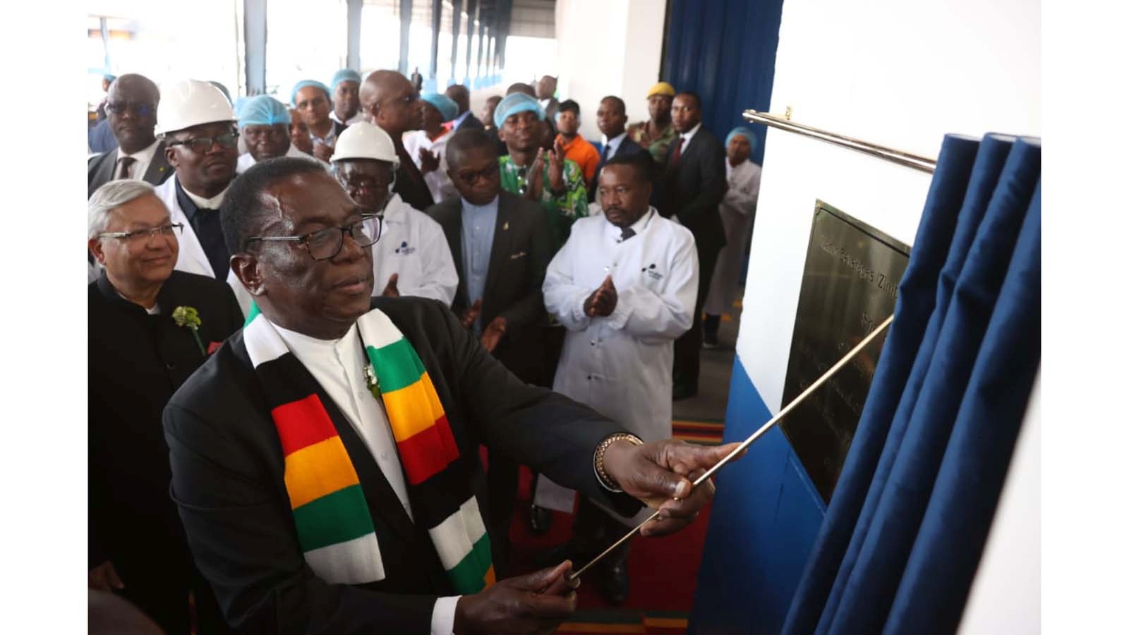 President Mnangagwa commissions Varun Beverages’ Cheetos plant