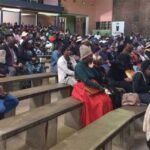 Some of the mourners at Sakubva Beit Hall