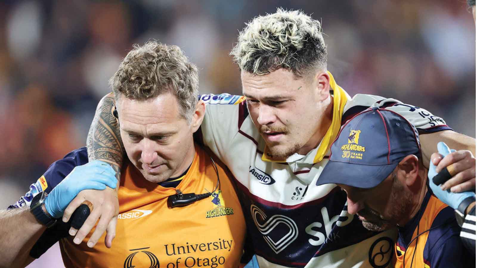 Tangitau suffers serious injury