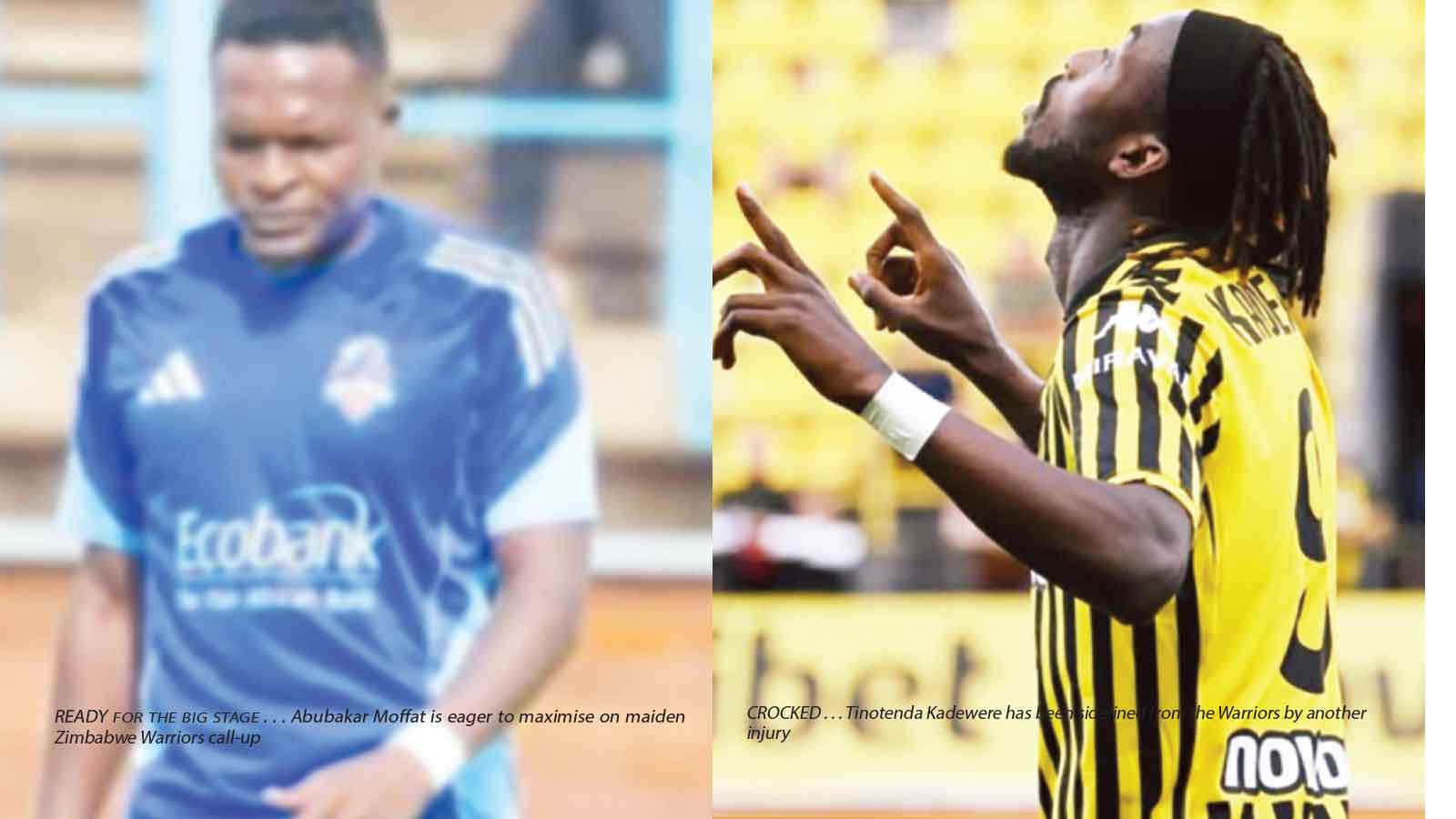 TINO CROCKED AGAIN . . . Abubakar relishes Warriors golden chance