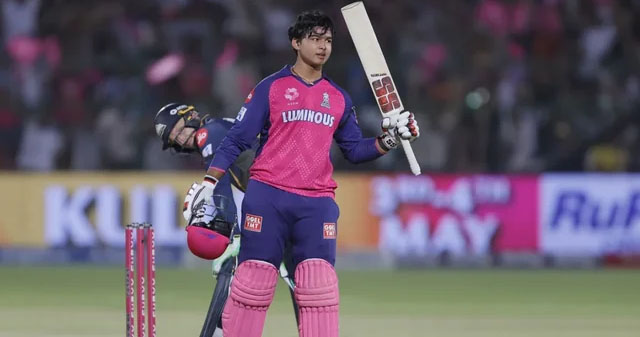 Vaibhav Sooryavanshi has scored 404 runs with a strike-rate of 237.64 at this year’s IPL