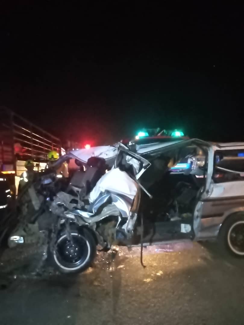 Kombi involved in crash