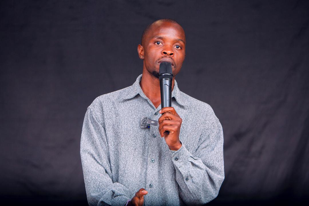 nascent stand-up comedian Ble Mutandwa.