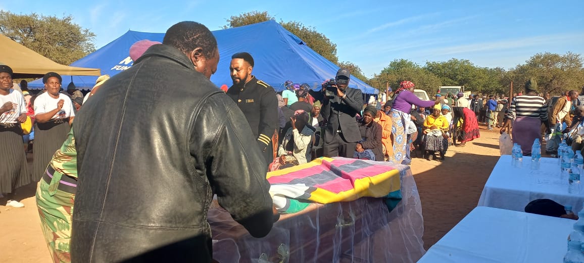Mourners gathered to pay their last respects to the liberation war hero Cde Andris Nguluvhe.