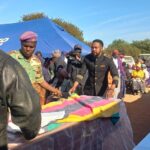 Mourners gathered to pay their last respects to the liberation war hero Cde Andris Nguluvhe.