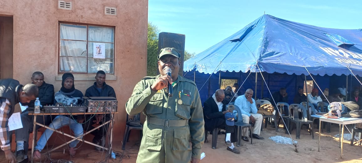 War veterans Mat South chair urges the youths to shun drugs.