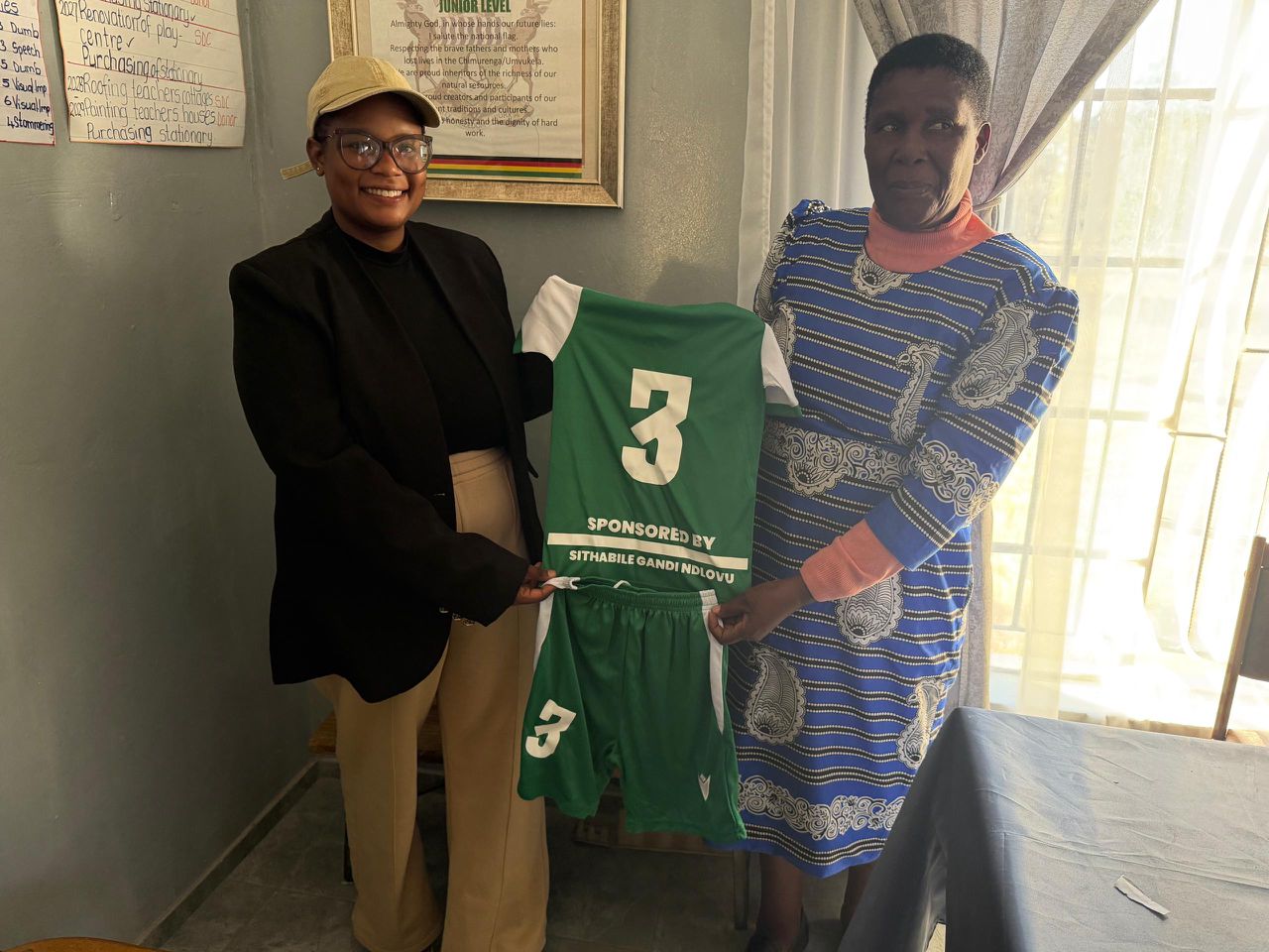 Philanthropist empowers Mangwe school’s academic, sporting activities