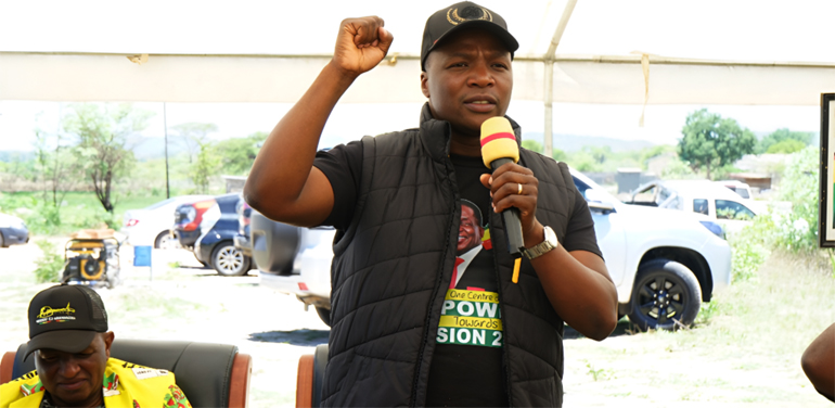ZANU PF national deputy secretary for Youth Affairs, Cde John Paradza