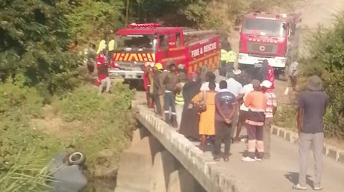 Vehicle plunges into river, killing 8 Catholics