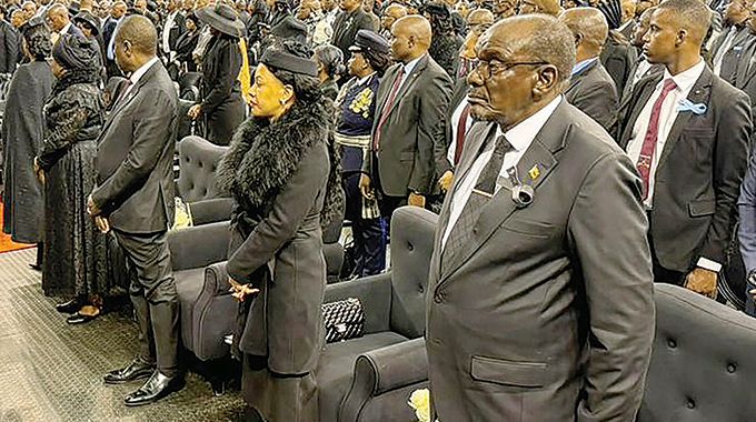 Vice President Mohadi charms Botswana with fluent Setswana at Dr Mogae burial