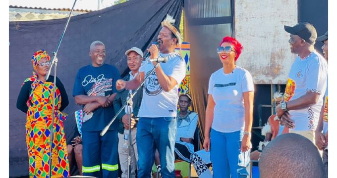 . . . Albert Nyathi inspires next generation at Umthombo Wesintu Cultural Fest