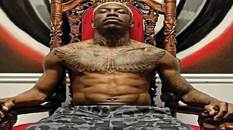 Hadebe’s tattoos with a message. . . tell a story of love, loss and football