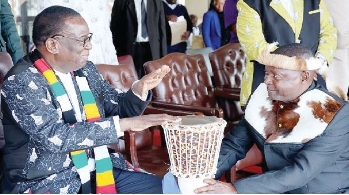 The day Lewis Ndlovu’s drum spoke for the nation & to the President