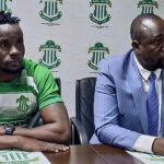 Arubi was unveiled as CAPS United's new acquisition by club president Farai Jere