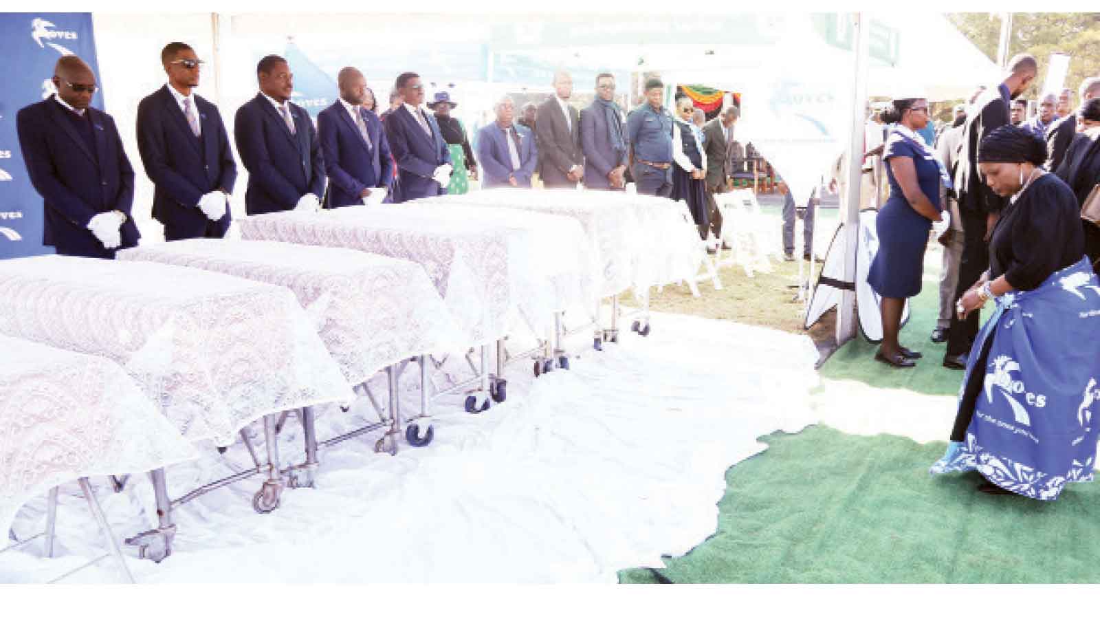 First Lady leads nation in heartbreaking farewell to 7 Gweru learners