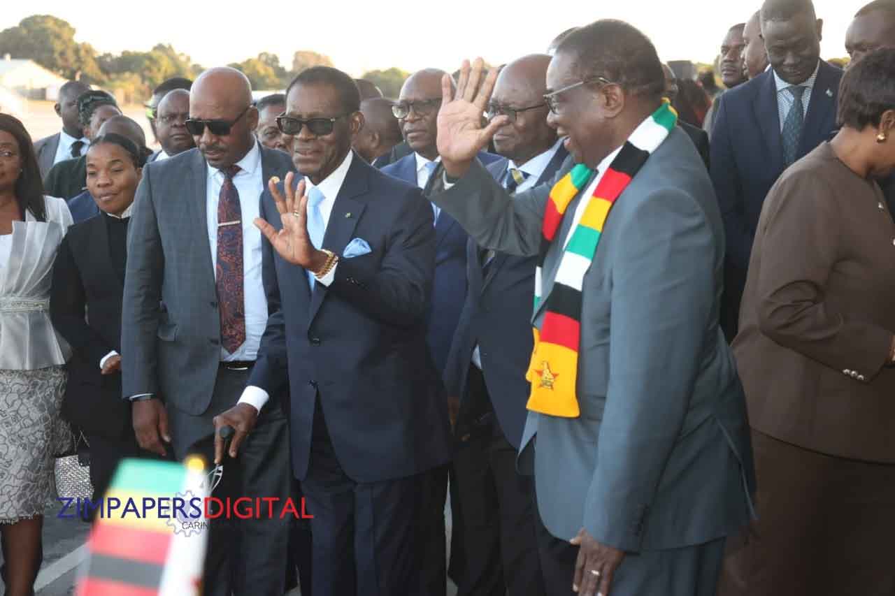 NEW: Equatorial Guinea President arrives for State visit