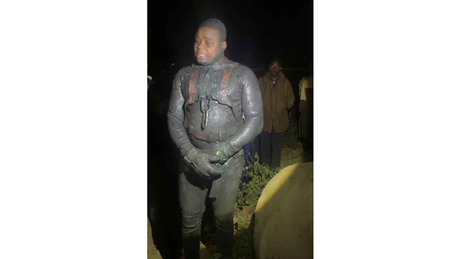 I’VE NEVER SEEN ANYTHING LIKE THIS, SAYS CAPTAIN RAMBO, AS HE BREAKS DOWN AFTER RETRIEVING THREE BODIES FROM BUDIRIRO POOL OF DEATH