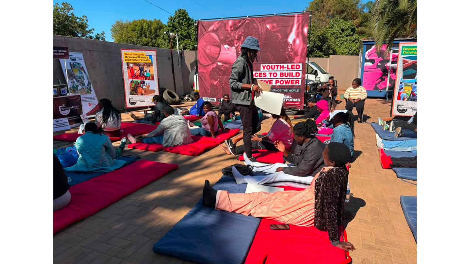Women use art to demand water justice for Chitungwiza