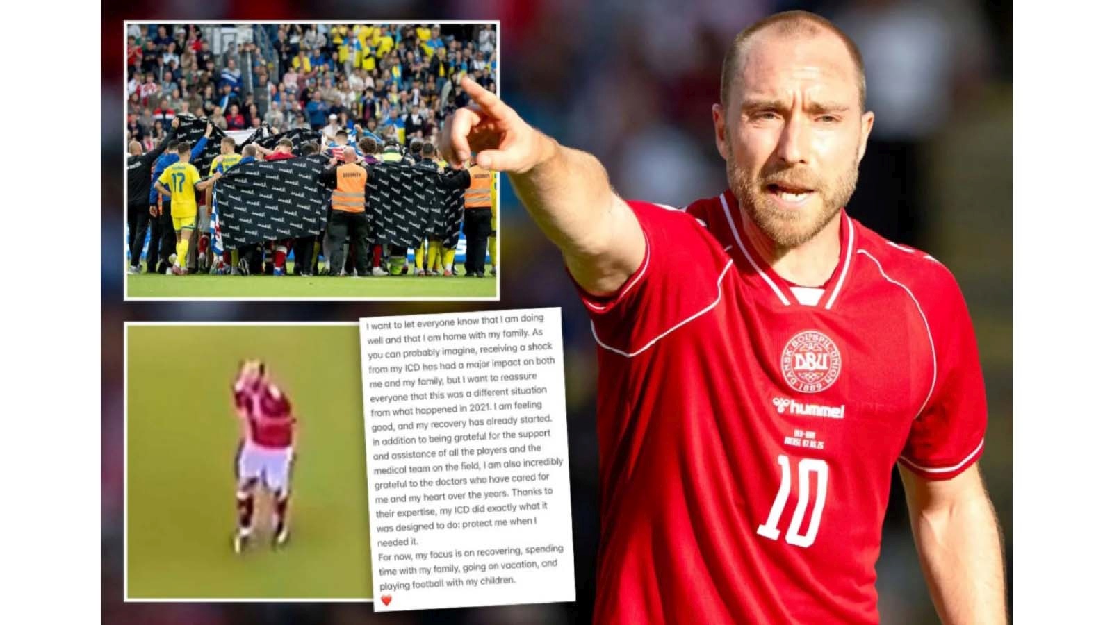 ERIKSEN BREAKS SILENCE