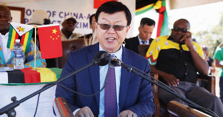Chinese Ambassador to Zimbabwe, Ambassador Zhou Ding