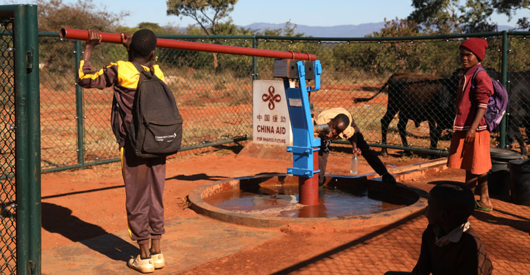 Chinese boreholes end dry days