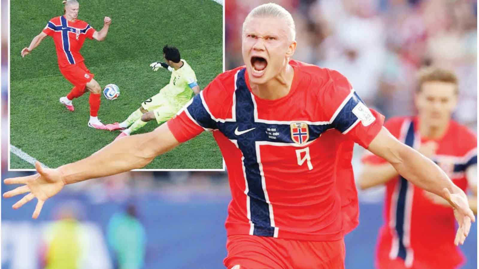 Haaland announces World Cup arrival