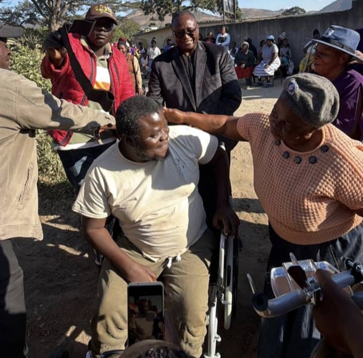 Lifeline for person with disability, fire victim