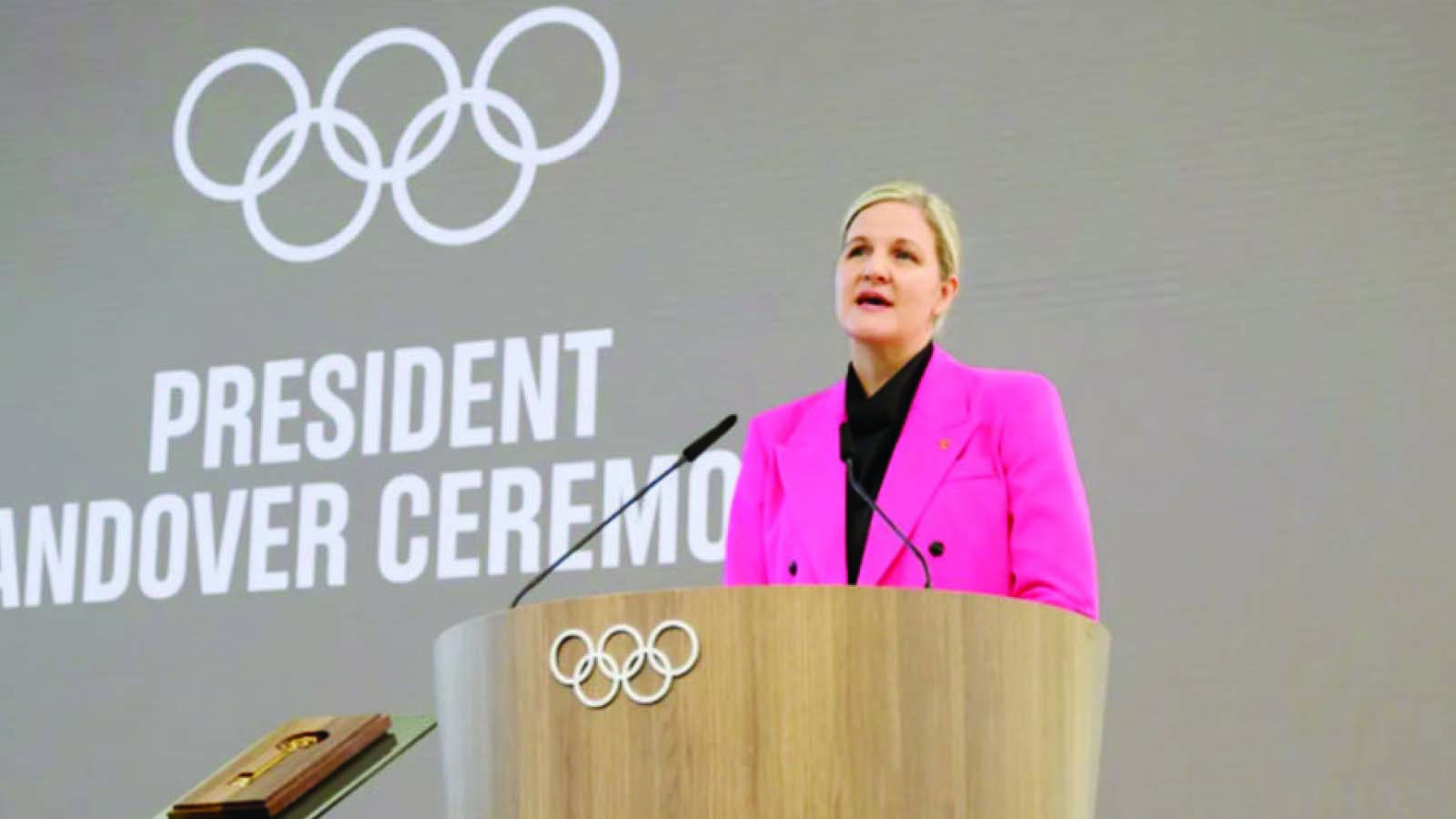 KIRSTY FORCED TO CLARIFY PAY COMMENTS