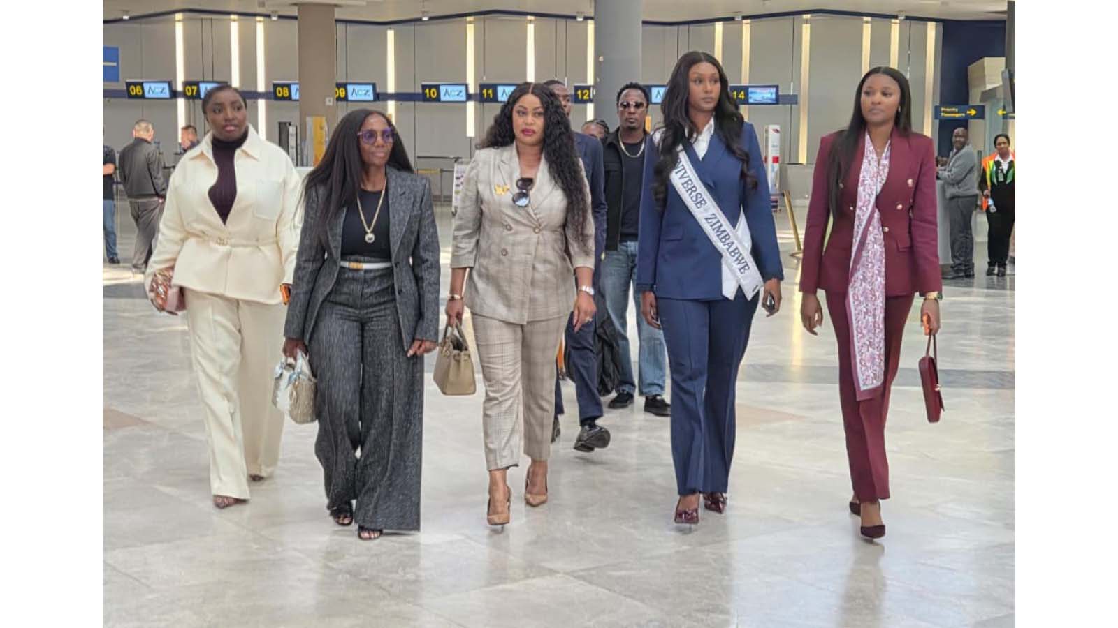 ZOZI ARRIVES, SAYS AFRICA IS WATCHING AS ZIM HOLDS ITS BIGGEST BEAUTY PAGEANT