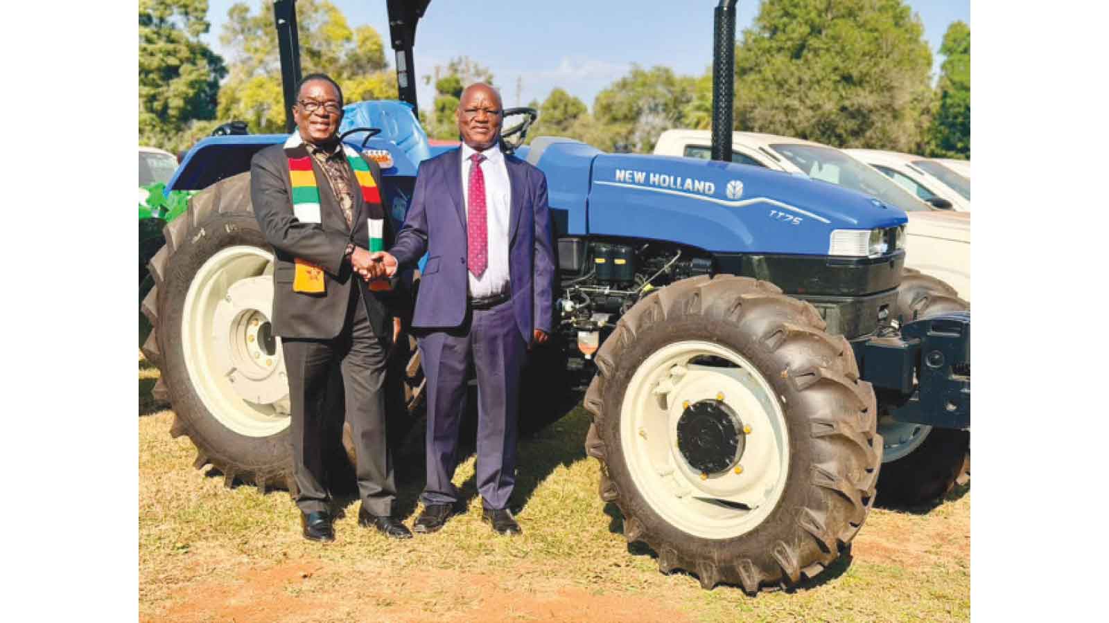 President gifts retired Chief Justice Malaba agric mechanisation package