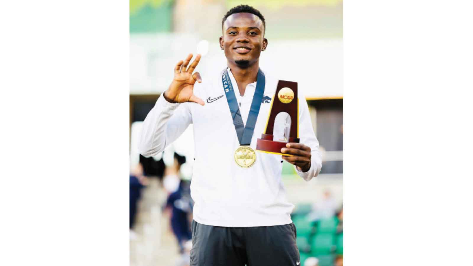 Chikomba wins US Collegiate athletes gong