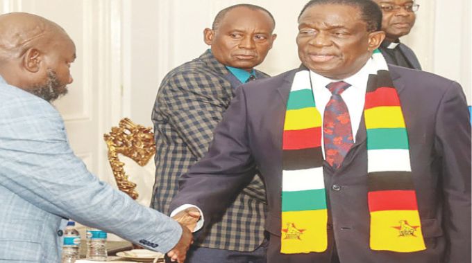 Christian leaders meet President Mnangagwa
