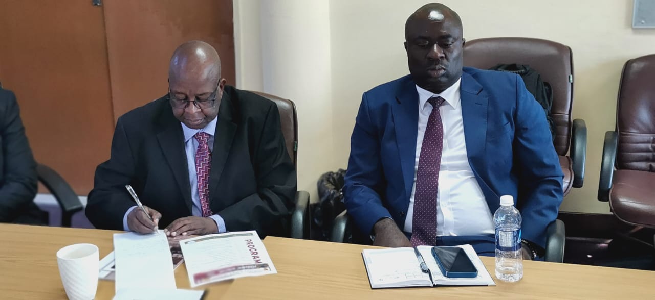 New Mines Permanent Secretary engages Zimbabwe School of Mines leadership