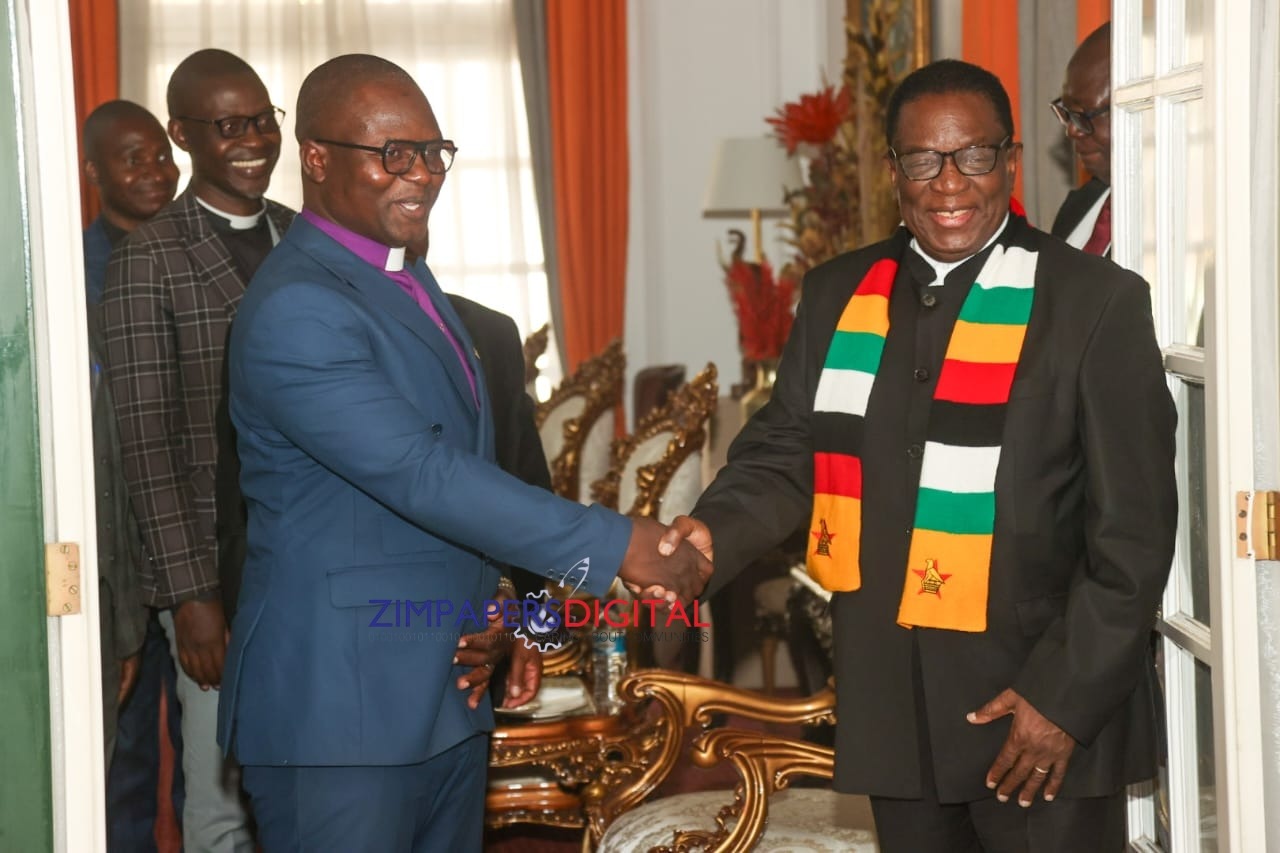 NEW: Church leaders pay courtesy call on President Mnangagwa
