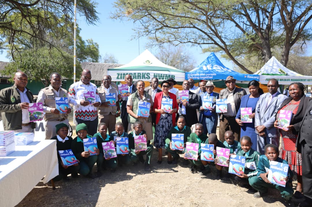 ZimParks, IFAW Donate Bicycles and Textbooks to Hwange Schools