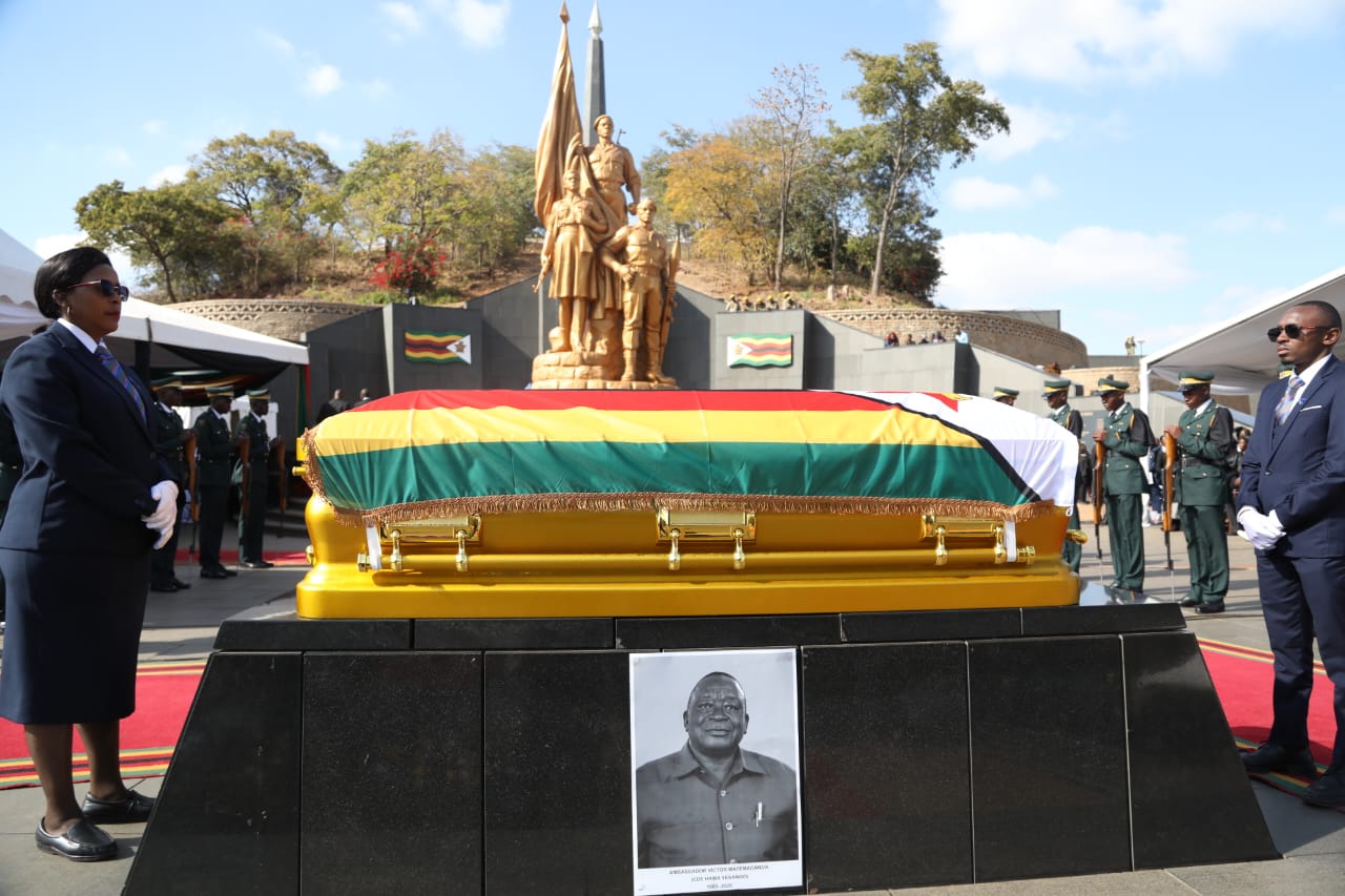 The body of the late Ambassador Victor Matemadanda