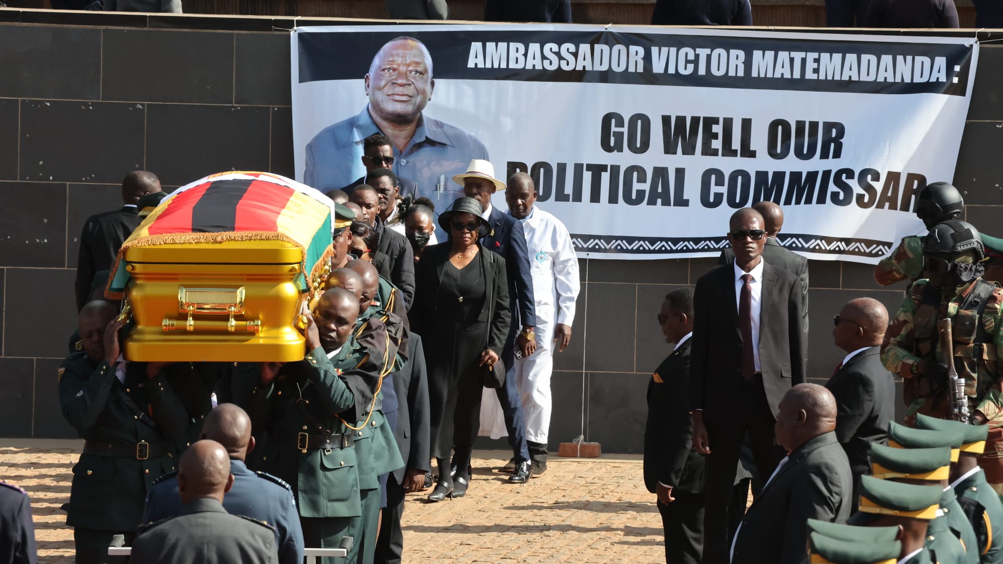 Ambassador Matemadanda laid to rest with military honours