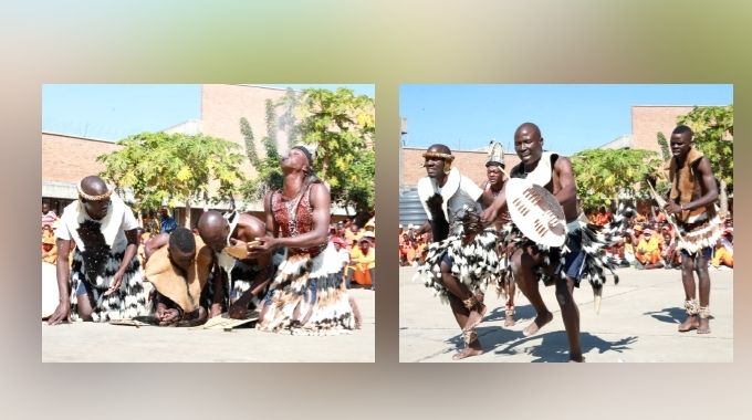 Fun, song and dance  at Khami Prison
