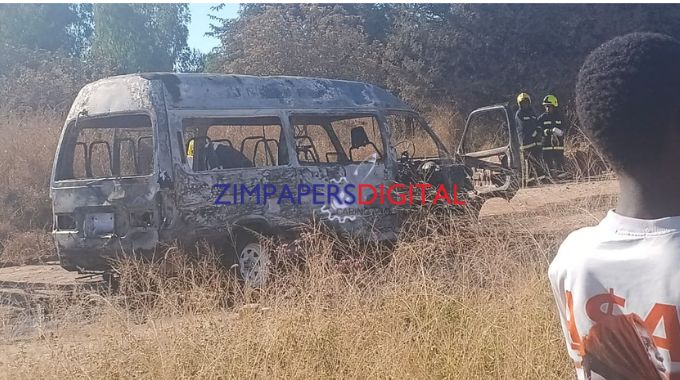 BREAKING: Several pupils feared dead as commuter omnibus catches fire