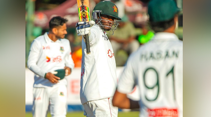 Kaia gets 1st Test century