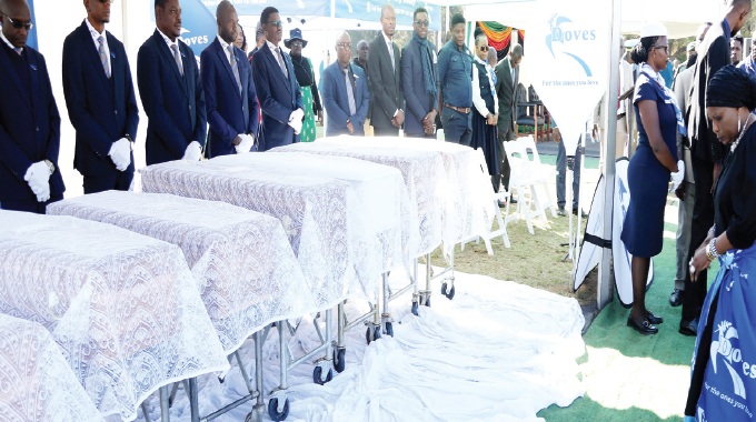 First Lady leads nation in heartbreaking farewell to 7 Gweru learners