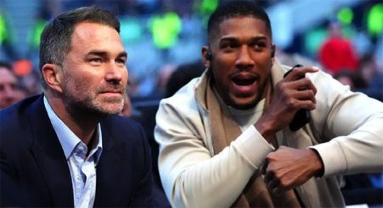Two-time world champion Anthony Joshua has been promoted by Eddie Hearn ever since turning professional in 2013