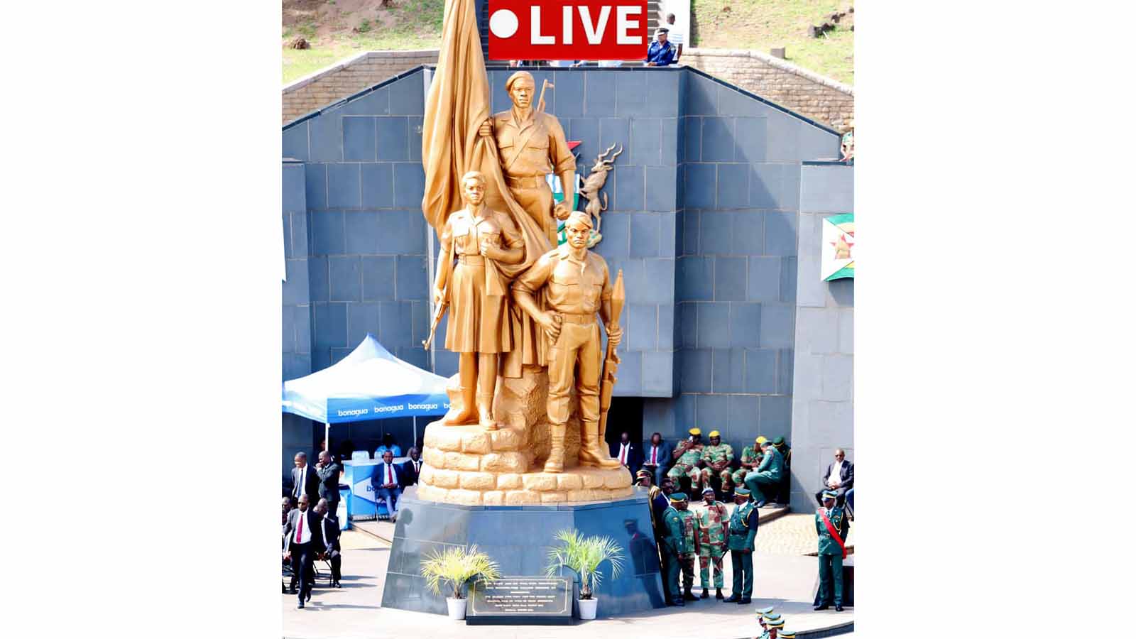President Mnangagwa leads tributes at burial of national hero Major-General (Rtd) Dzihwema