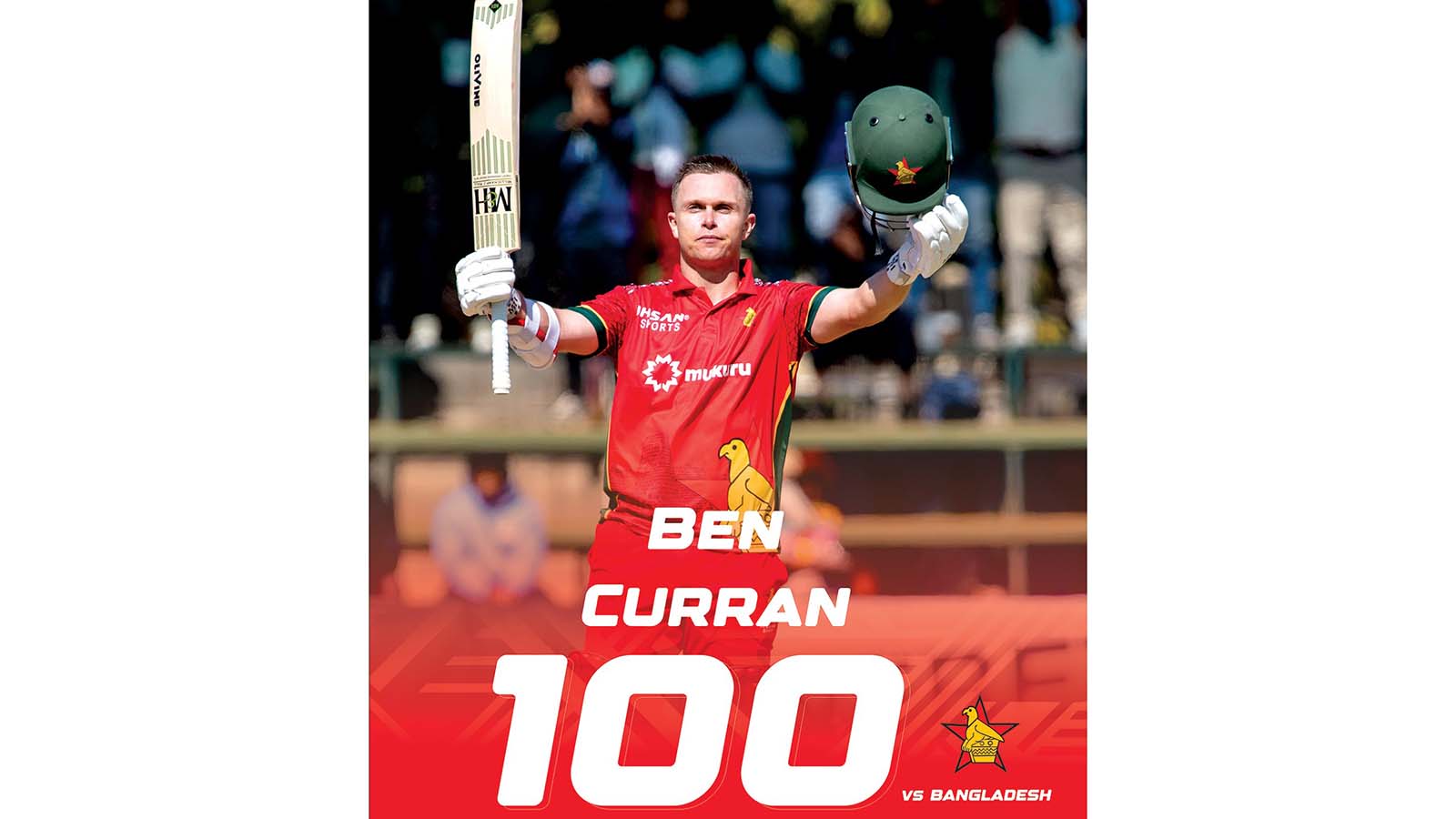 Curran, Evans rescue Zimbabwe innings