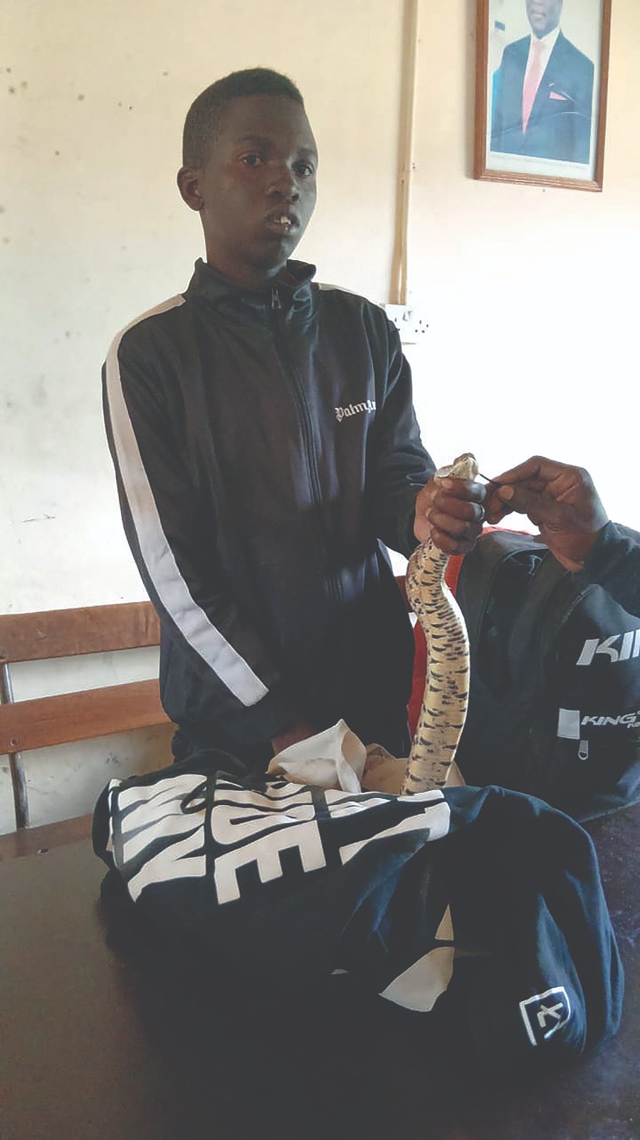 ‘N’anga’ yabatwa iine nyoka mbiri