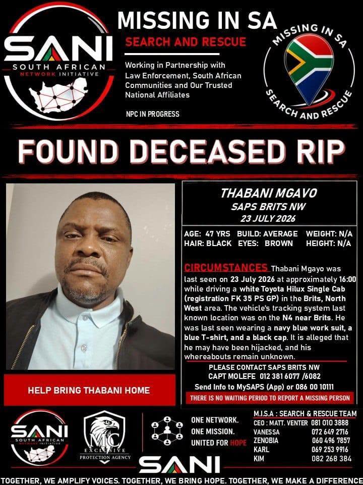 Tshenolo investigators, SAPS net second murder suspect in missing man case