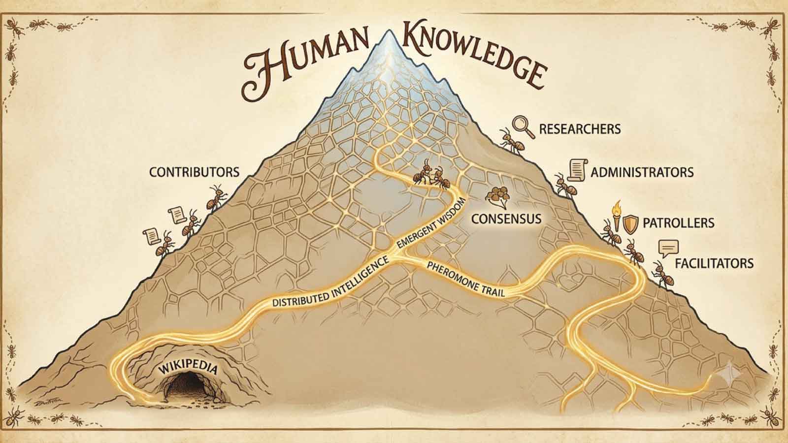 Wikipedia: The encyclopedia built by ‘ants’