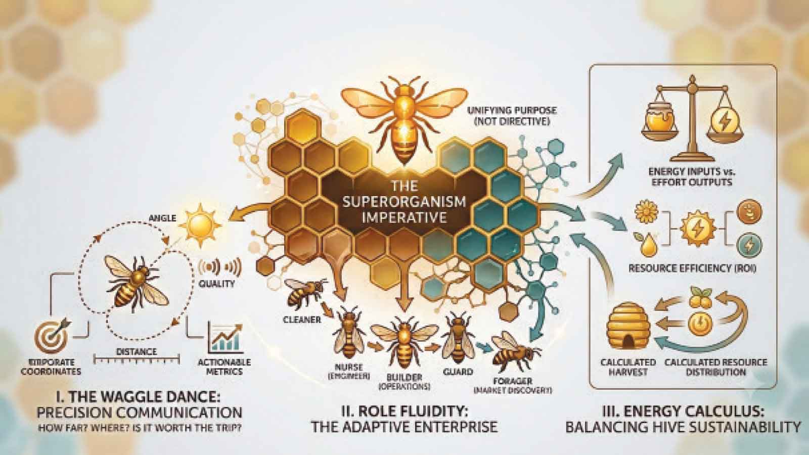 Honeybee hive: The ultimate system of collective intelligence